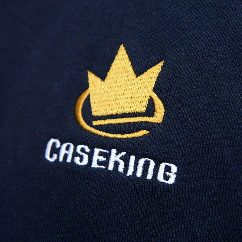 Caseking mikina so zipsom a kapucňou navy veľkosť S