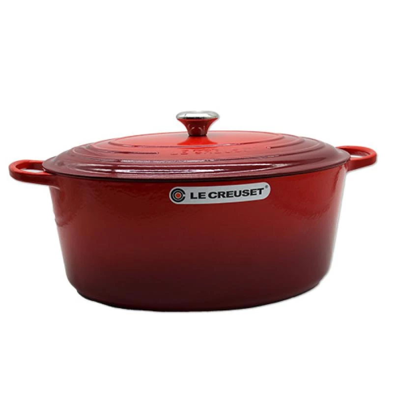 Le Creuset Signature pekáč oválny višňovo červený 40cm