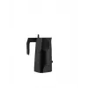 Alessi MT18/3 kávovar na espresso Ossidiana, nerez, hliník, 3,5 x 18,5 x 40,5 cm