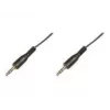 Audio prepojovací kábel stereo Digitus AK-510100-015-S