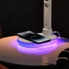 Stolná lampa Hawk HW-LAMP03 biela RGB — nastaviteľná LED stolná lampa s RGB osvetlením