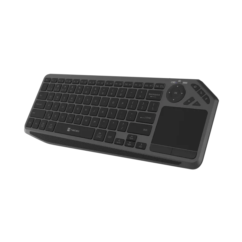 Natec Turbot 2 | klávesnica | bezdrôtová | US | Bluetooth | čierna/sivá