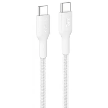 USB kábel Belkin BoostCharge Pro 2m USB C biely