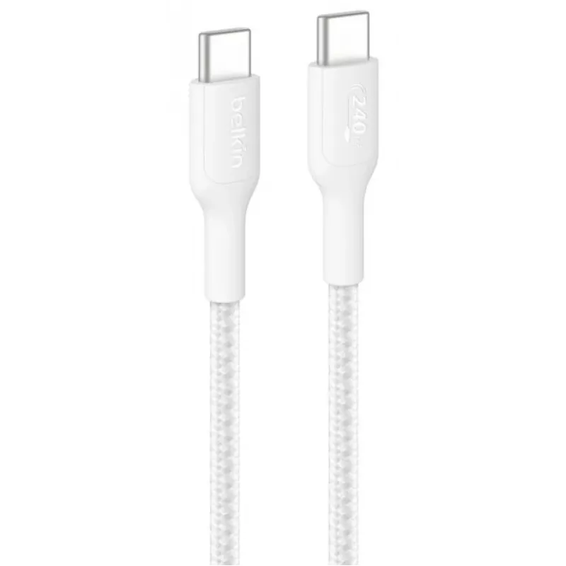 USB kábel Belkin BoostCharge Pro 2m USB C biely