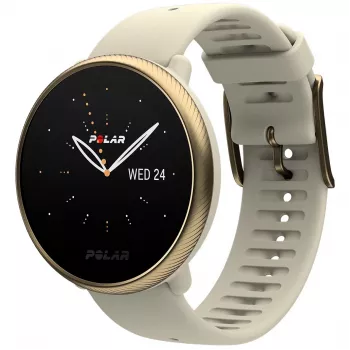 Polar Ignite 2 - Champagner Gold - športové hodinky s remienkom - silikón - Champagner - veľkosť remienka: S/L - Bluetooth - 35 g (90085185)