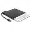 Puzdro na HDD DeLOCK 42636 čierne 5,25 palcov Micro SATA 5 Gbit/s