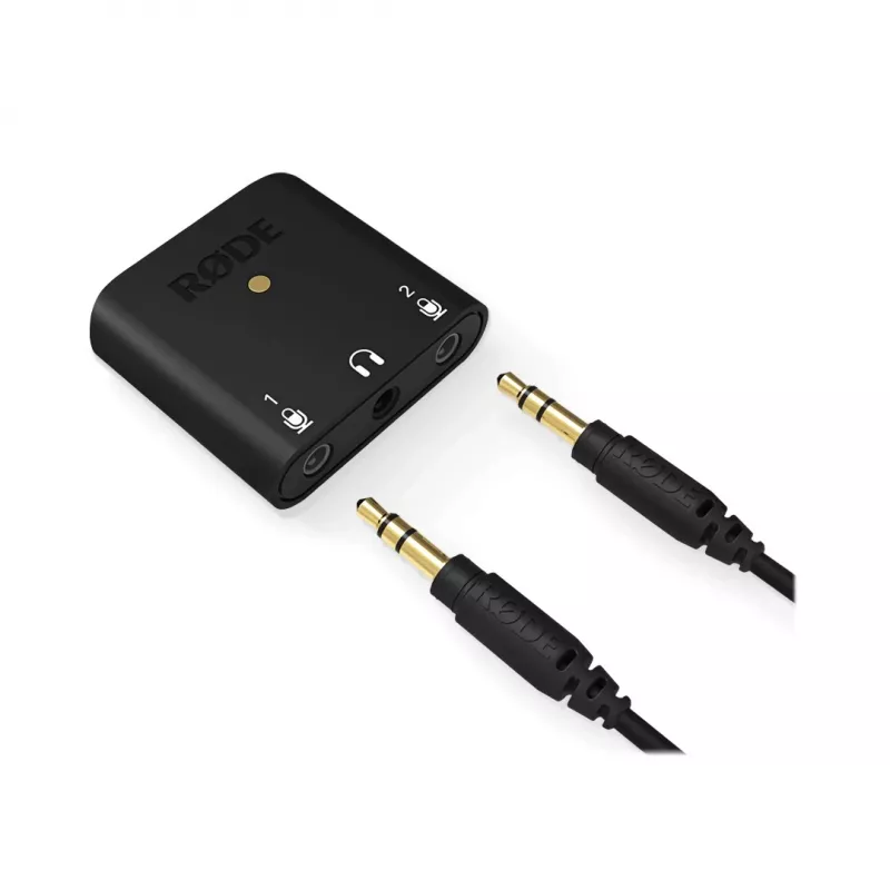 RØDE AI-Micro mobilné audio rozhranie, 2x vstup TRS/TRRS 3,5 mm, výstup pre slúchadlá 3,5 mm, USB-C, čierne