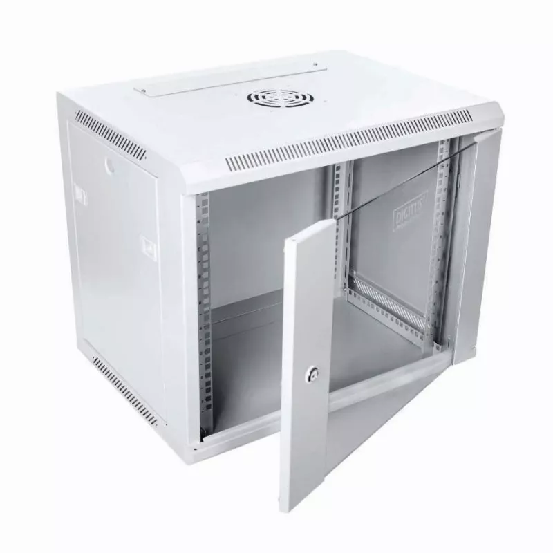 Digitus DN-W19 09U/450 rackové puzdro 9U nástenný rack svetlosivá