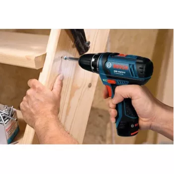 Bosch GSR 10,8-2-LI Professional Keyless čierna, modrá, červená