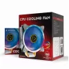 Vzduchový chladič Gembird CPU-HURACAN-ARGB-X130 12 cm čierny biely