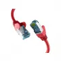 EFB-Elektronik RJ45 patch kábel s Cat.7 káblom, červený, 5m, S/FTP PIMF, sieťový kábel, LAN, DSL, Výrobca: EFB Elektronik (EC020200169)