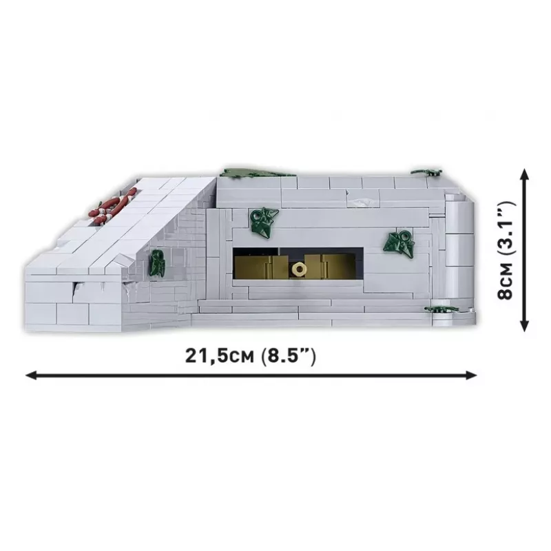 Stavebnica Cobi Nemecký bunker Regelbau 667/642 model COBI-3136 – detailná stavebnica