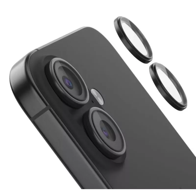 Ochrana kamery z tvrdeného skla Belkin OVA181HQBK pre iPhone 16 / 16 Plus, balenie 2 ks