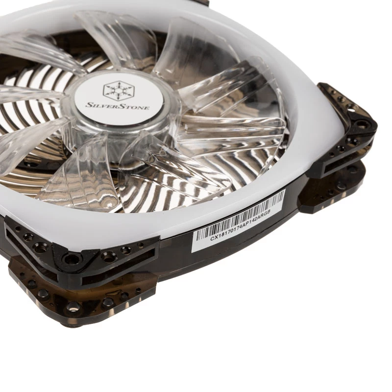 SILVERSTONE SST-AP142-ARGB 140x140x25 ARGB PWM ventilátor pre PC chladenie, 140 mm