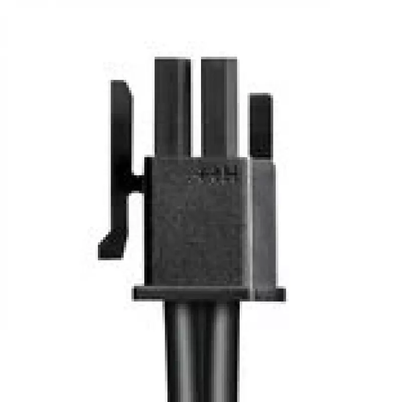 CableMod Basics univerzálny 12V 2x6 kábel, 90° konektor, 16-pin na 16-pin - čierny, 60 cm, Var. B