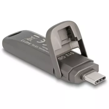 USB flash disk DeLOCK 54013 512 GB USB Type-C sivý