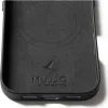 Mujjo Full Leather Case MagSafe puzdro pre iPhone 17 čierna