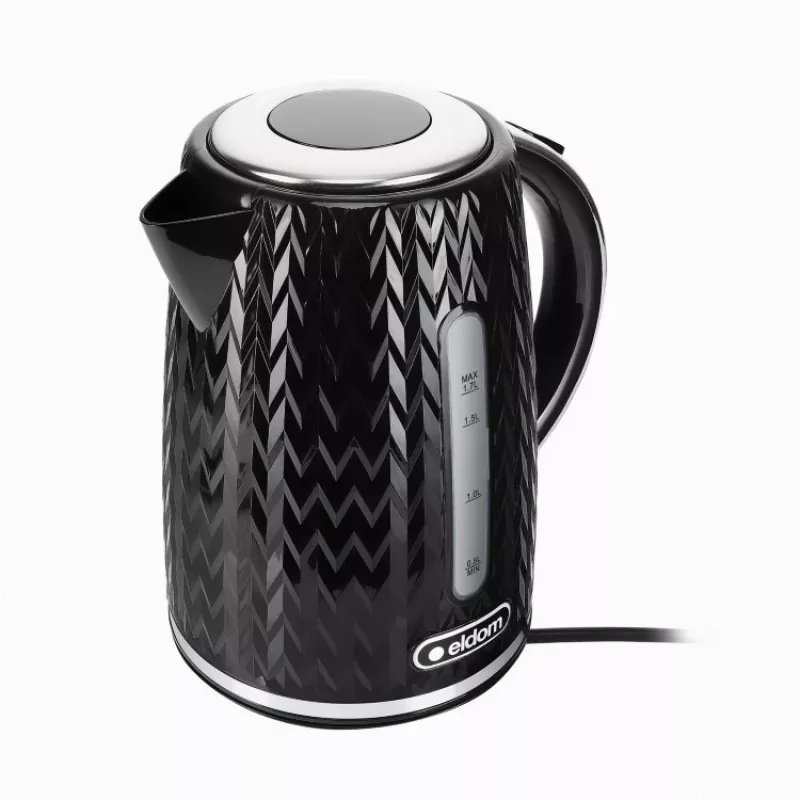 NELO rýchlovarná kanvica, objem 1,7 l, 2000 W, čierna