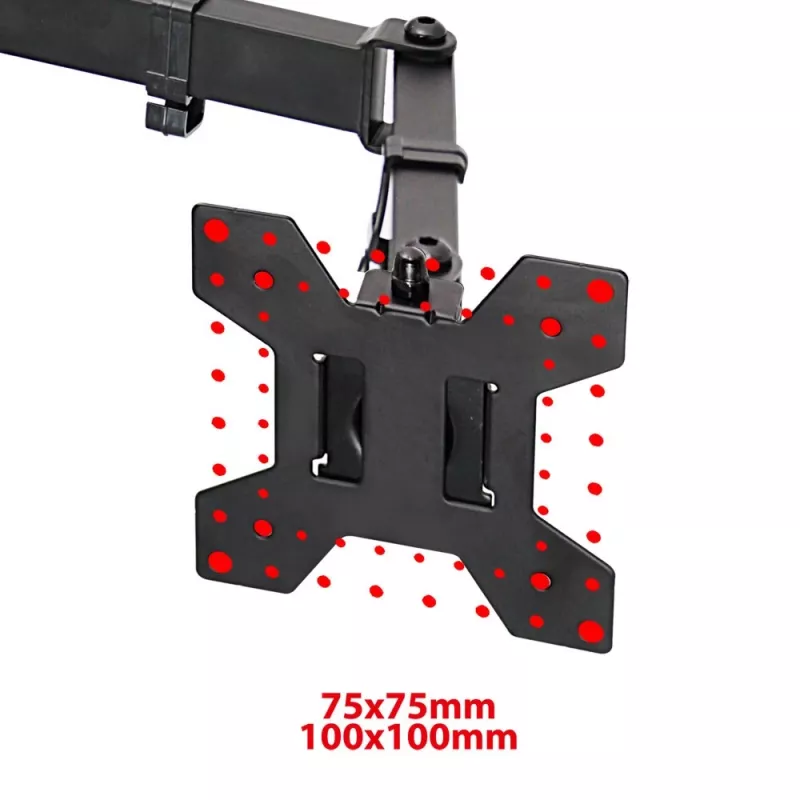 Esperanza ERW018 stolový držiak na dva monitory 10-27'' do 8 kg