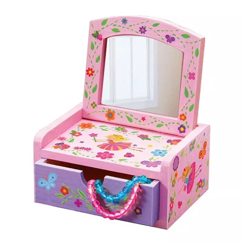 Craft Box Borella Girl Crafts škatuľka so zrkadlom a vílou