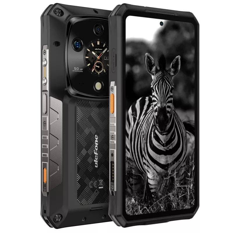 Odolný smartfón UleFone Armor 28 Ultra 5G — 16 GB RAM, 1 TB úložisko, čierny