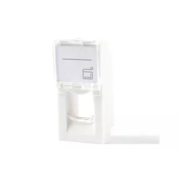 Lanview LKS840 1-port Euro zásuvka 45x22,5 nástenná zásuvka