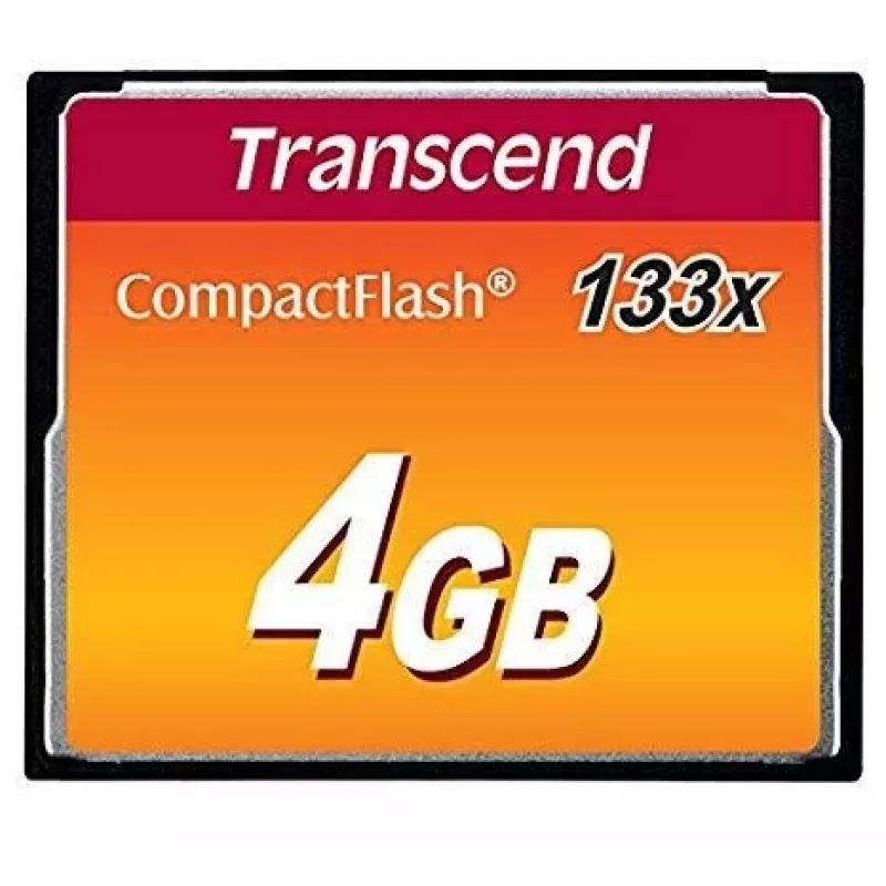Flash pamäť Transcend 4GB CompactFlash 133x TS4GCF133