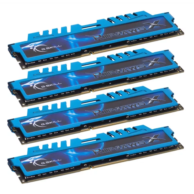 Pamäťová sada G.SKILL RipjawsX F3-1600C9Q-32GXM (DDR3 DIMM; 4 x 8 GB; 1333 MHz; CL9)