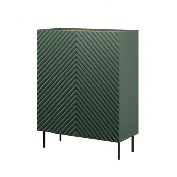 Regál cama meble ONDA ONDA 98×45×127 cm zelená, stojaca nástenná skriňa