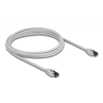 Sieťový kábel DeLOCK 80561 RJ-45 Cat8.1 3 m sivý