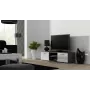 Cama TV stojan SOHO 140 sivý/biely lesklý