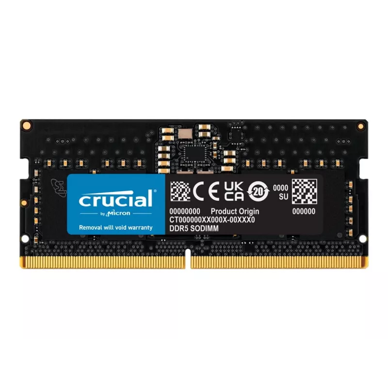Crucial 8GB 1x8GB DDR5-5600 CL 46 SO-DIMM RAM pamäť pre notebook - 8 GB - DDR