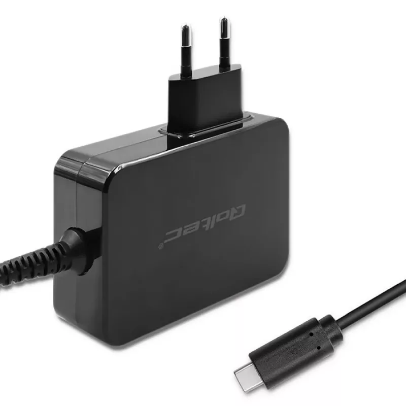 Qoltec PD 120W Turbo Fast Charger | 5-28V | 3-4.5A | USB-C | čierna