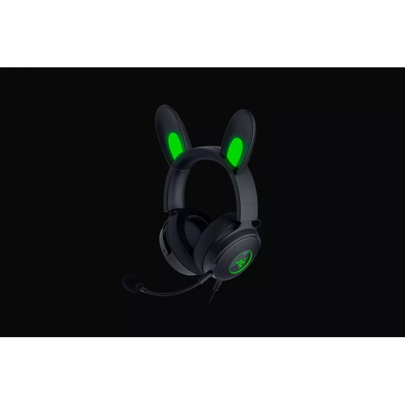 Razer Kraken V2 Pro Kitty Edition – káblové over-ear herné slúchadlá, čierna
