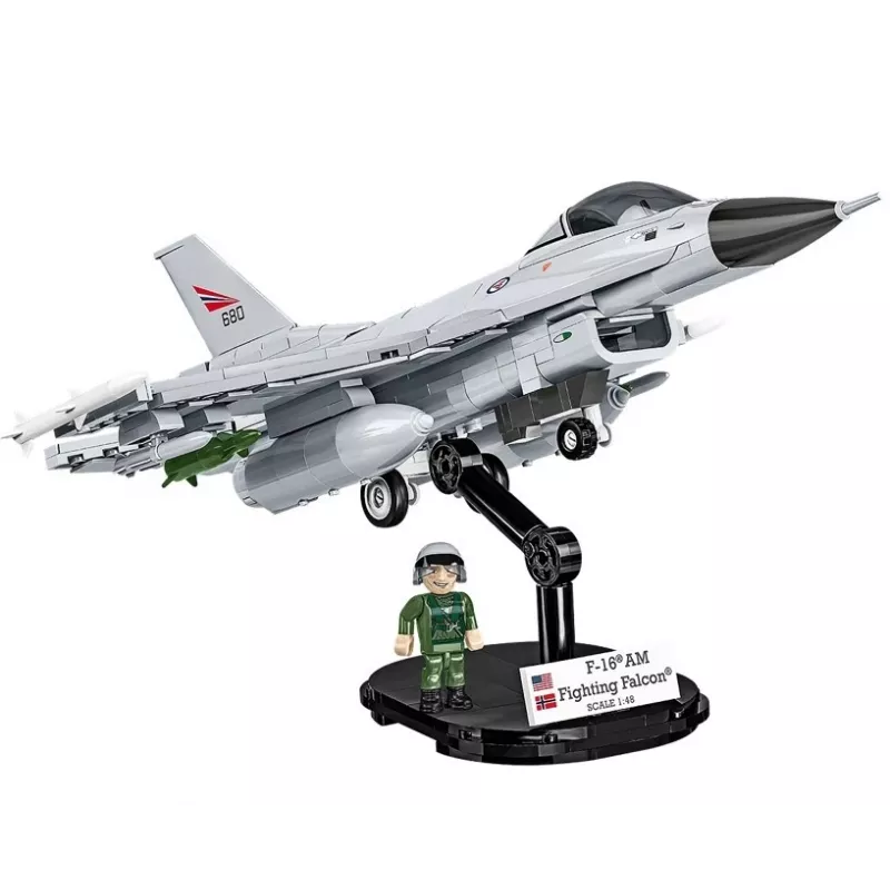 Stavebnica Cobi F-16AM Fighting Falcon, 495 dielov, model v mierke