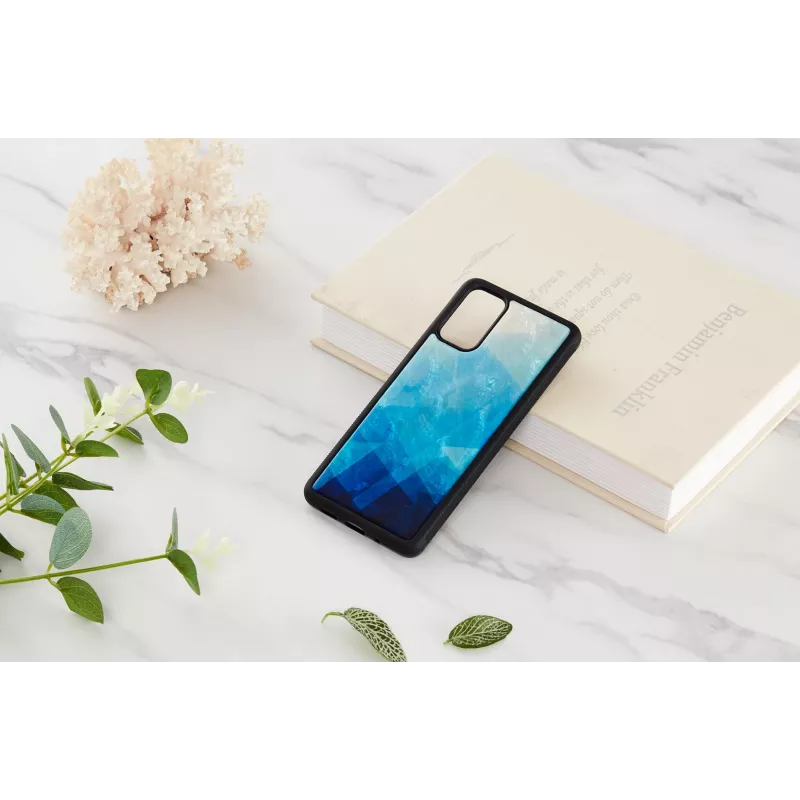 Ochranné puzdro iKins pre Samsung Galaxy S20+ — blue lake čierny povrch