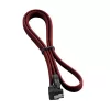 CableMod ModMesh - SATA kábel - Serial ATA 150/300/600 - SATA (W) zahnutý na SATA (W) - 60 cm - krvavočervená (CM-CAB-RSAT-N60KBR-R)