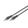 Audio prepojovací kábel stereo Digitus AK-510100-025-S