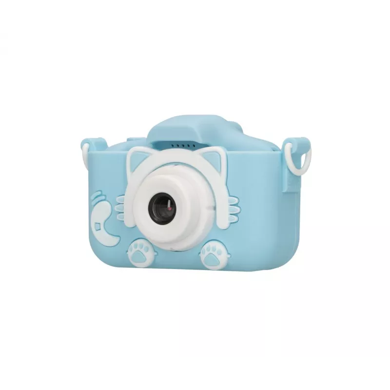 Detský digitálny fotoaparát Extralink H27 DUAL BLUE svetlomodrá biela