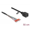 Sieťový kábel DeLOCK 88005 RJ45 Cat.5e 0,5 m čierny