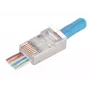 RJ45 STP Cat.5e priechodný konektor Alantec WT116 balenie 100 ks, tienený konektor pre 8P8C káble