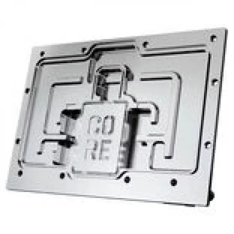 Alphacool Core RX 9070 XT Taichi Vodný blok GPU s backplate, Priehľadný/Chróm