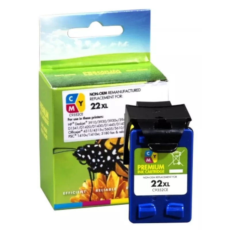 Kompatibilná atramentová kazeta Static Control HP 22XL