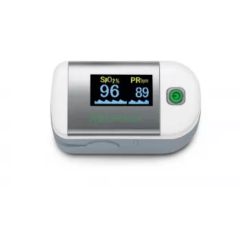 Medisana PM 100 Connect pulzný oxymeter, sivá/biela