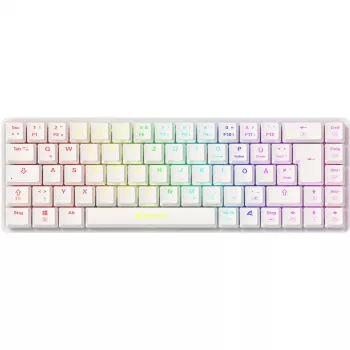 Sharkoon PureWriter W65 klávesnica herná RF bezdrôtová QWERTZ nemecká čierna