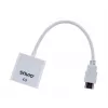 Savio CL-27B videokáblový adaptér 0,1 m HDMI Type-A (štandard) VGA (D-Sub) biely