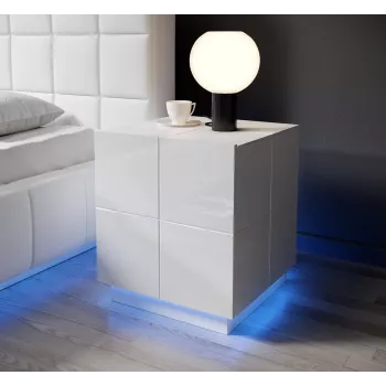 Cama REJA nočný stolík svetlomodrý
