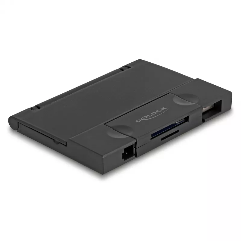 Čítačka kariet DeLOCK 91014 USB 3.2 Gen 1 Type-A/Type-C čierna MicroSD SD