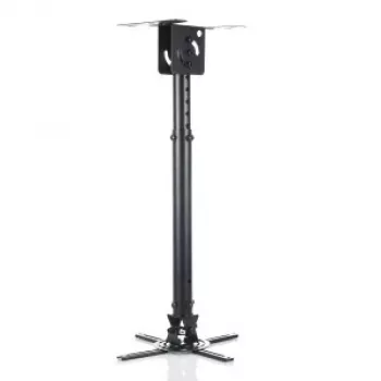 Stropný držiak 45-76 cm pre projektor P-107B 15 kg čierny