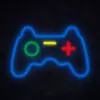 Drôtový USB gamepad MANTA SNL55MT s neónovými svetlami